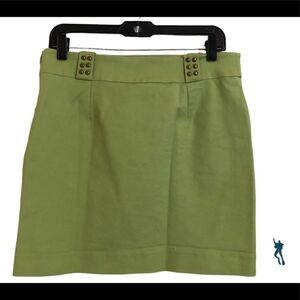 CAMILLE  green mini skirt
